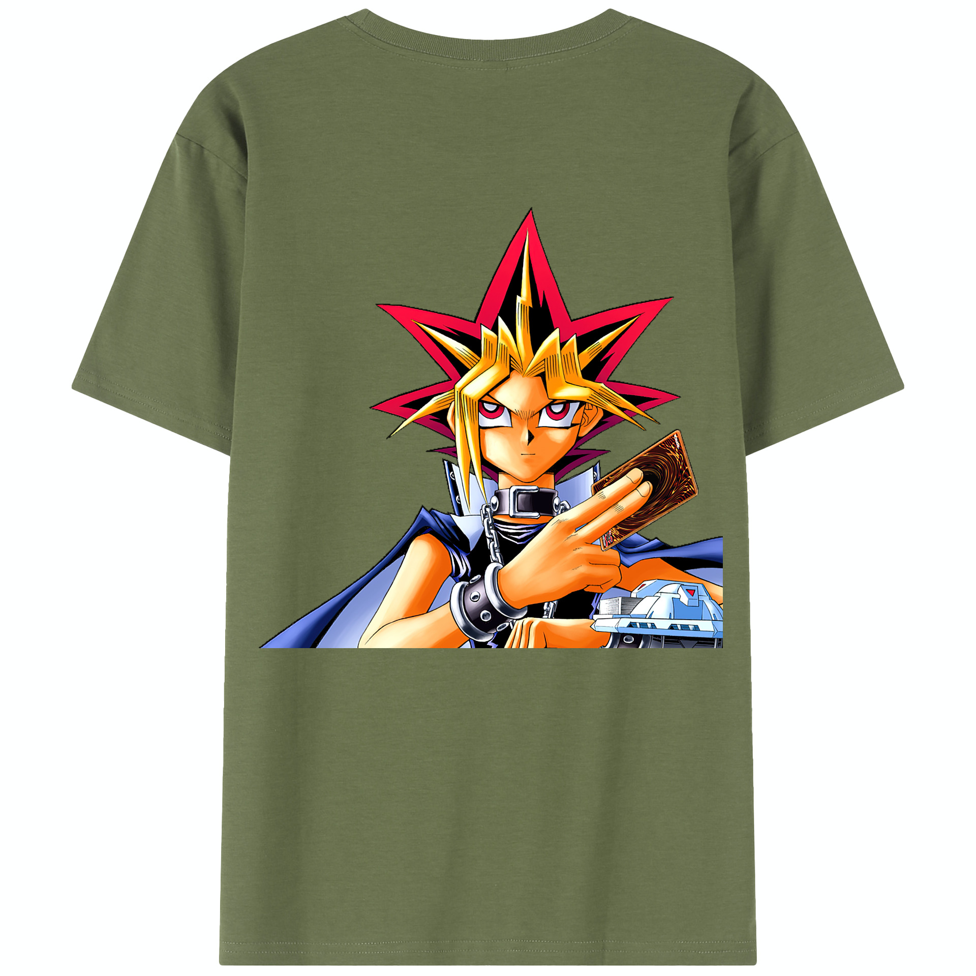 （画像用） 遊☆戯☆王 Yu-Gi-Oh! 綿100％半袖Tシャツ（背面プリント）